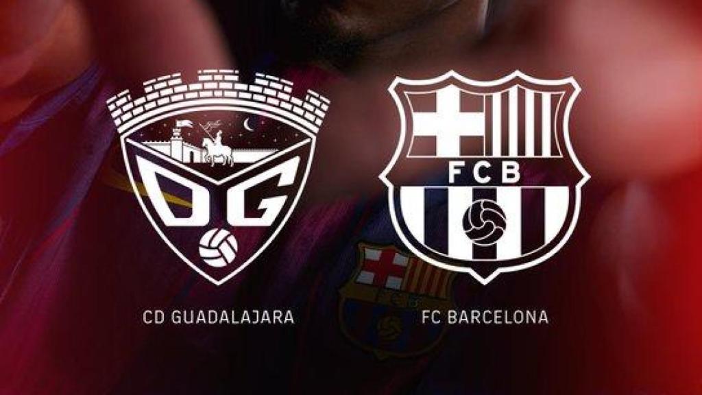 Cartel del partido publicado por el FC Barcelona.