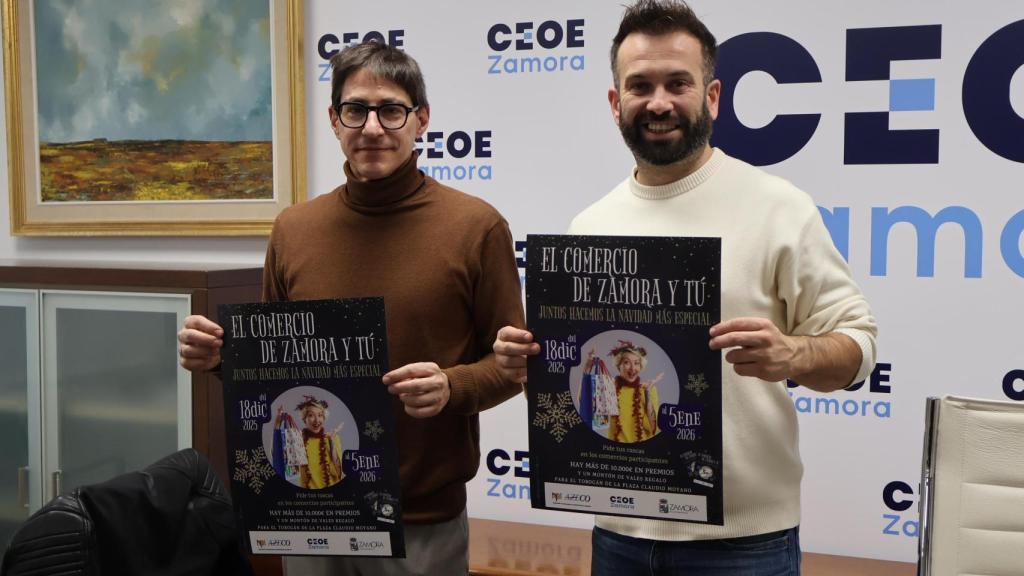 Ruperto Prieto y David Gago presentan la campaña de Navidad