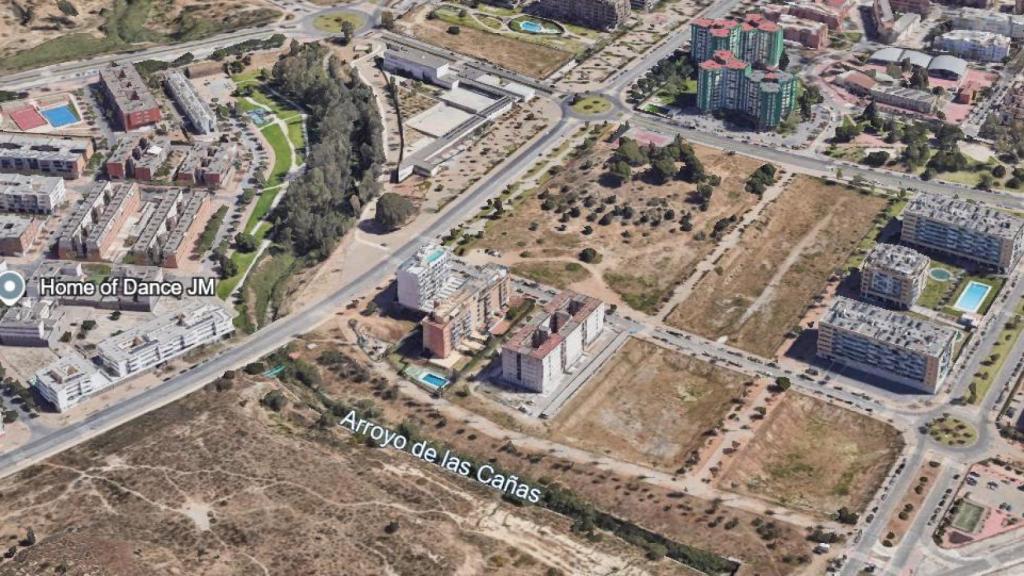 Zona de Teatinos donde se proyecta el campo de rugby.