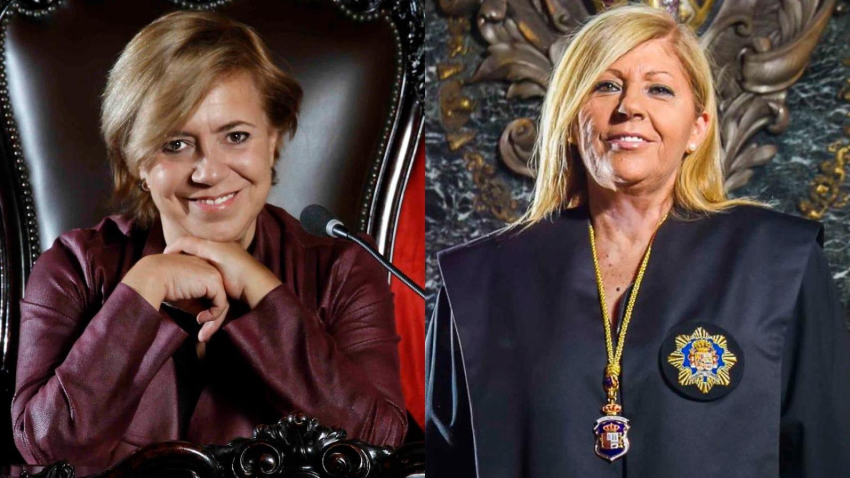 Las magistradas Ana Ferrer y Susana Polo, que discrepan de la condena al fiscal general./