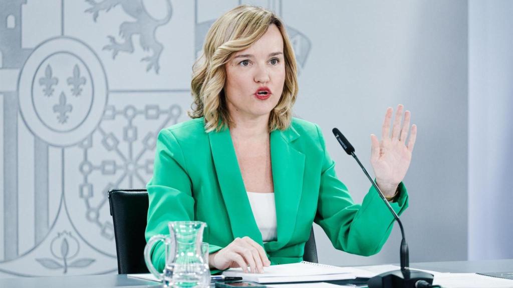 La ministra de Educación, FP y Deportes y portavoz el Gobierno, Pilar Alegría.