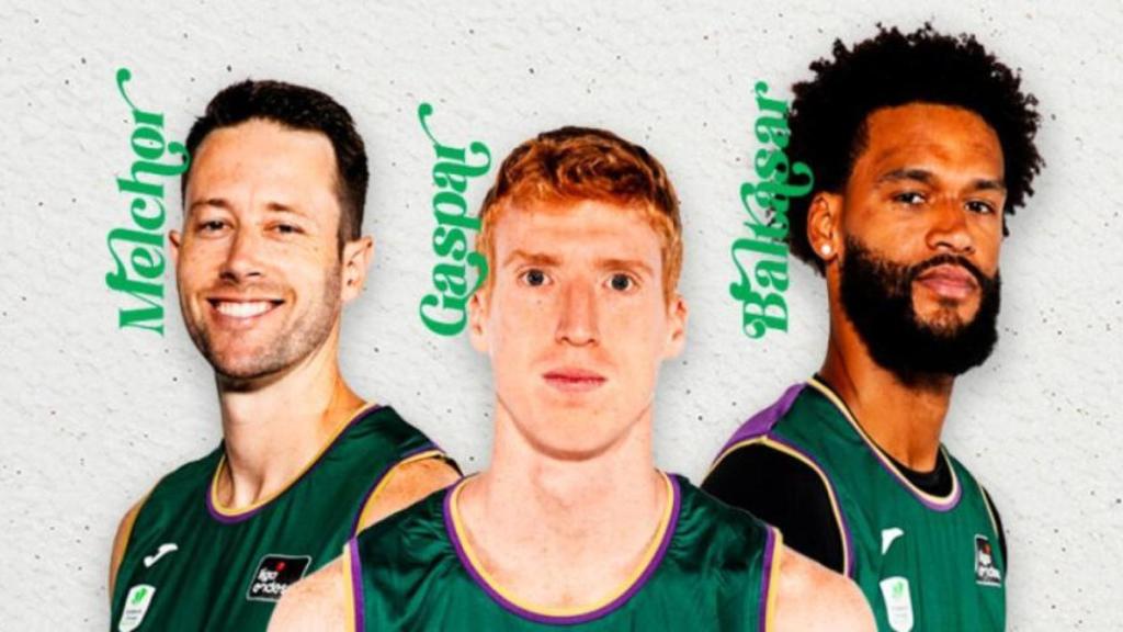 Alberto Díaz, Kalinoski y Webb III, representantes de los Reyes Magos en Alhaurín de la Torre.