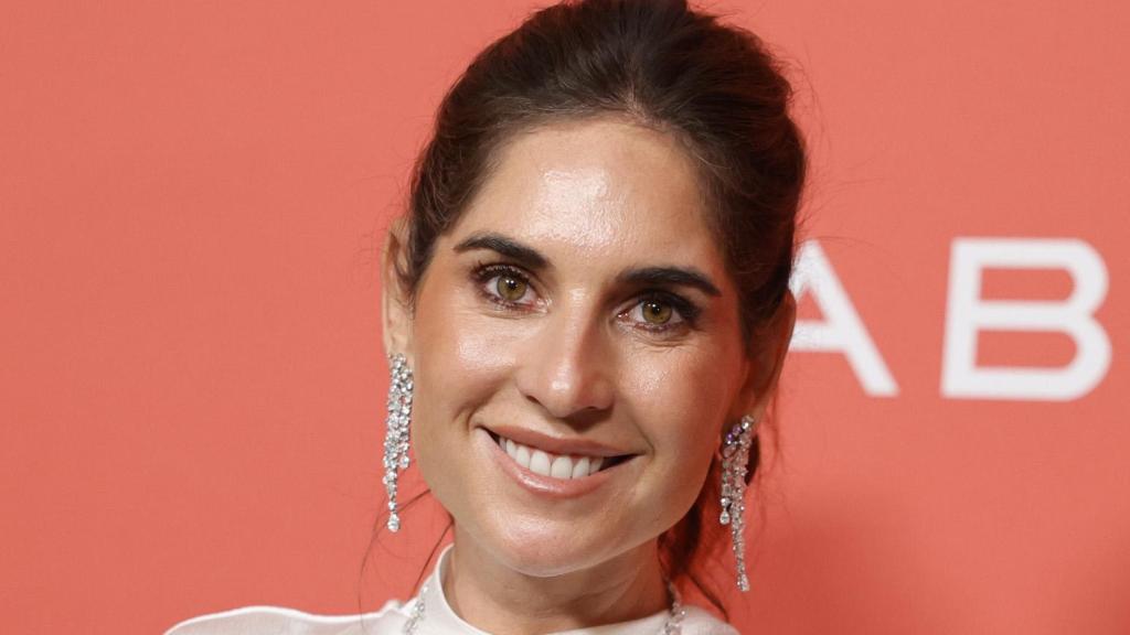 Lourdes Montes en un acto público en Madrid.