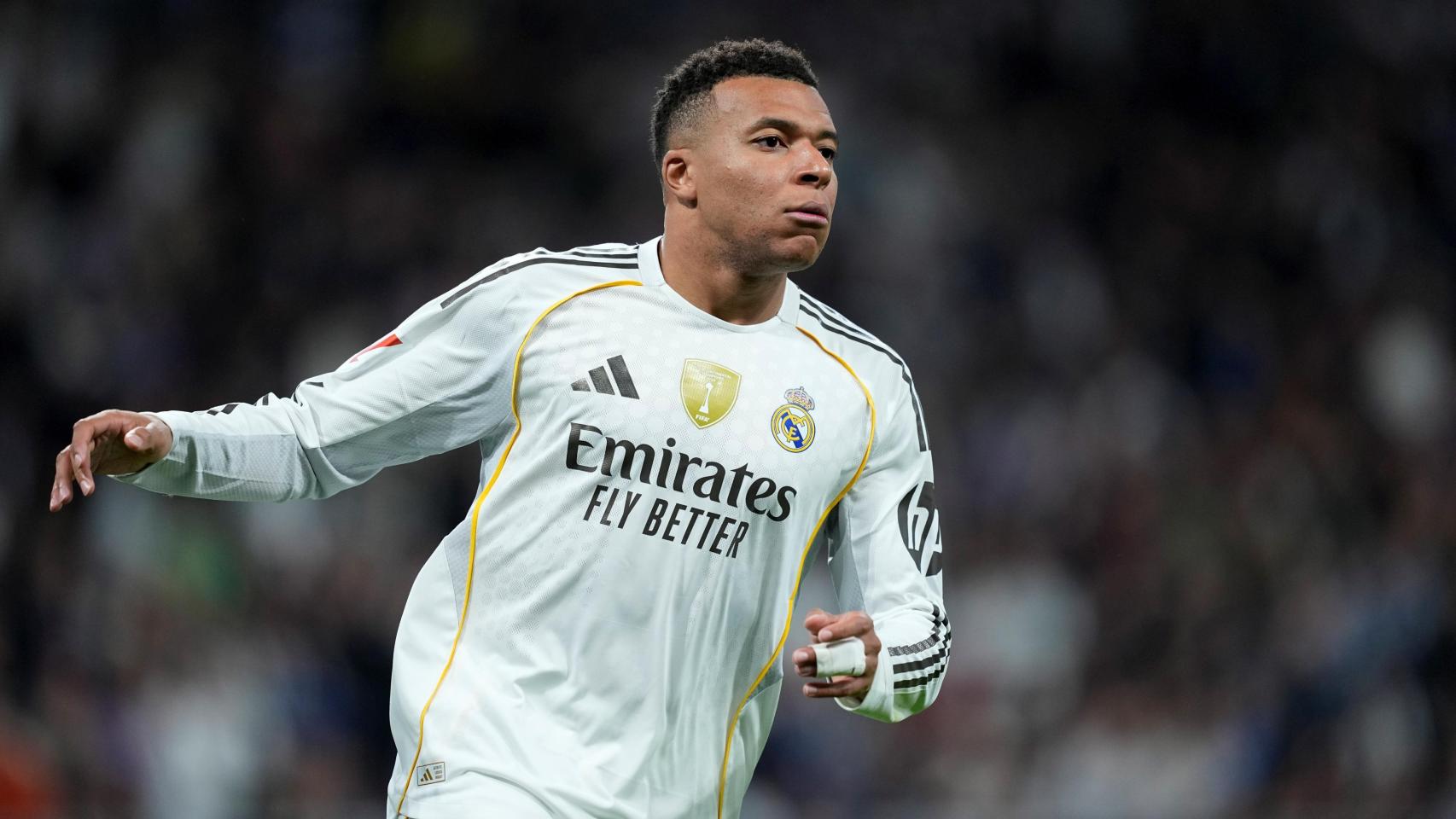 Mbappé, durante el partido contra el Celta de Vigo.