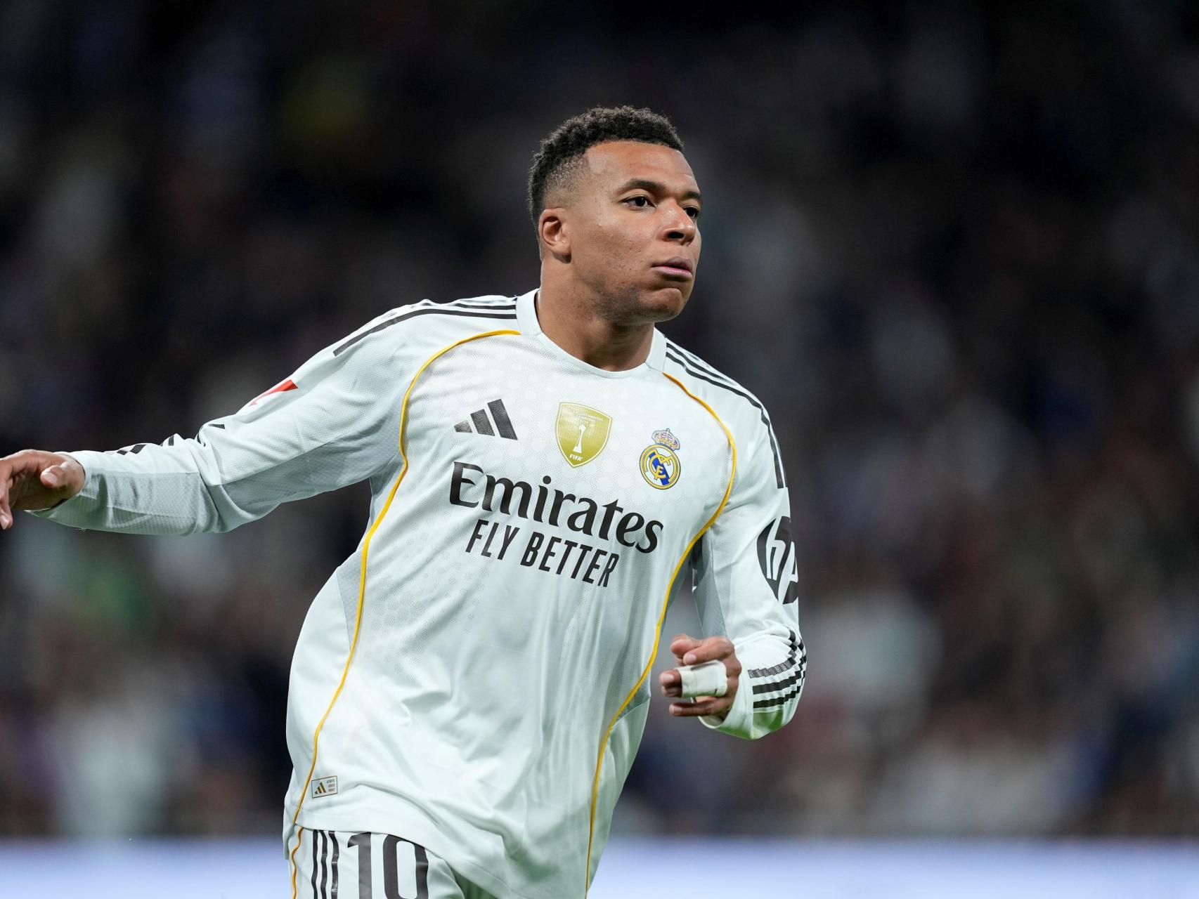 Mbappé, durante el partido contra el Celta de Vigo.