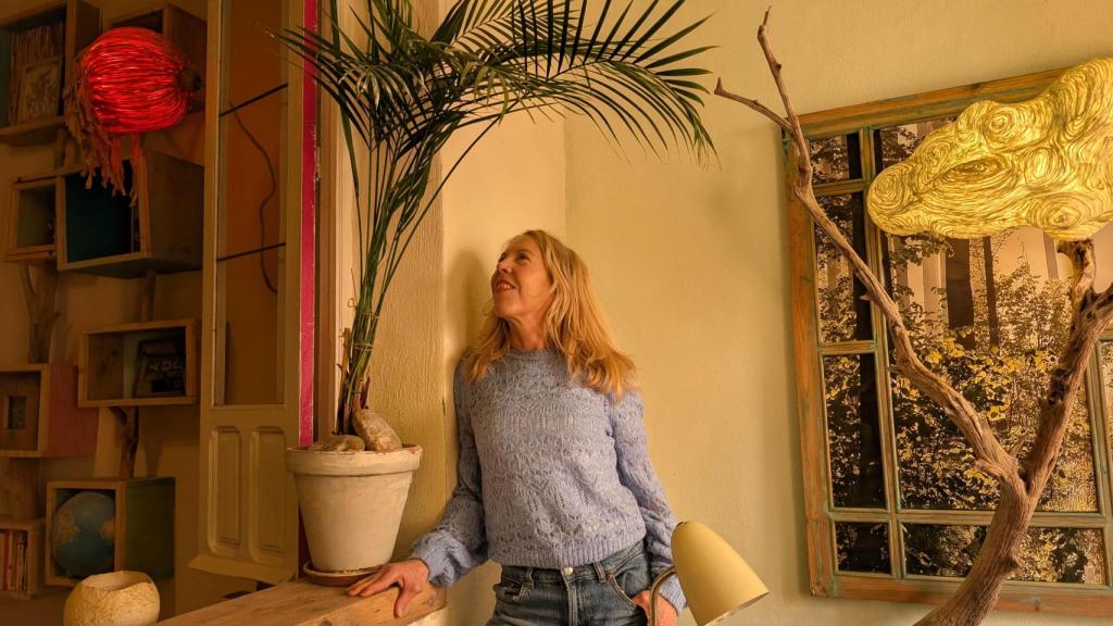 Anja Brinkman, en su casa.