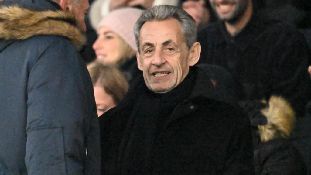 Nicolas Sarkozy, el pasado 6 de diciembre en el Parque de los Príncipes, el estadio del Paris-Saint Germain