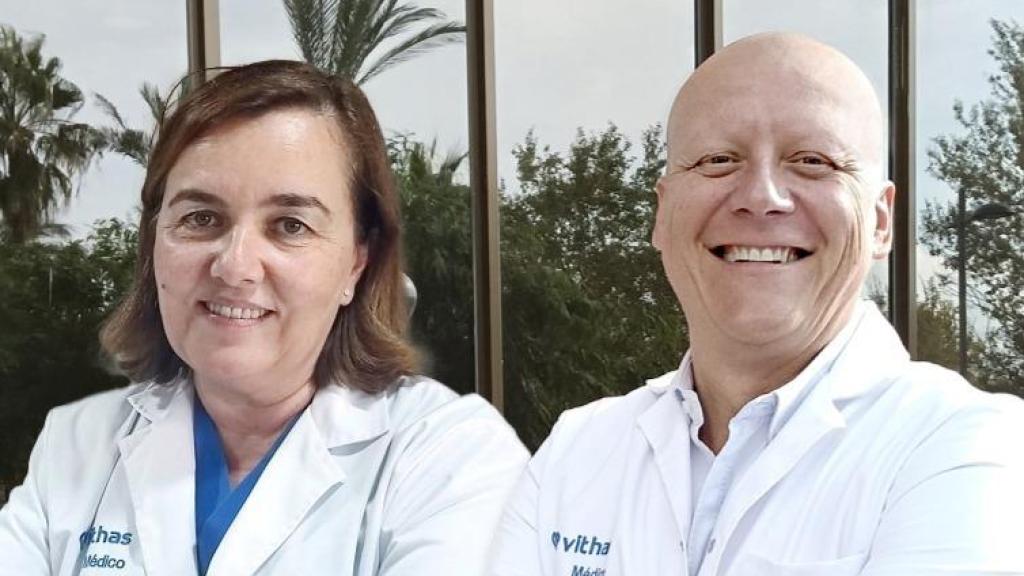 La doctora Josefina Pinedo y el doctor Paco Miralles.