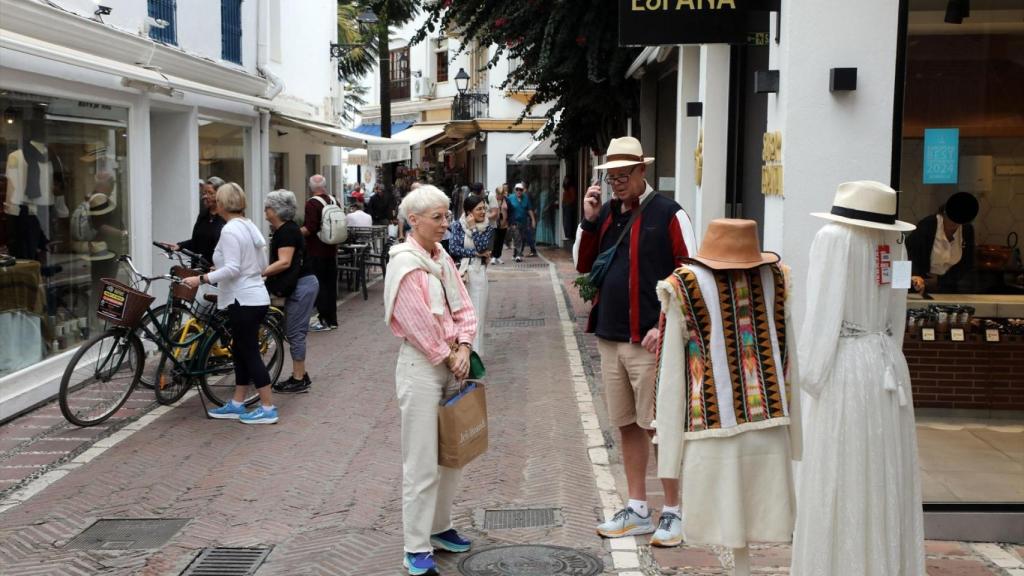 Turistas por las calles de Málaga.