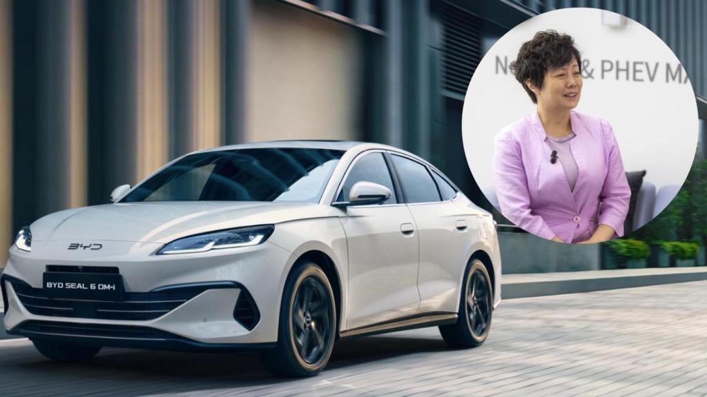 Stella Li, vicepresidenta ejecutiva de BYD, sobre el SEAL 6 DM-I.