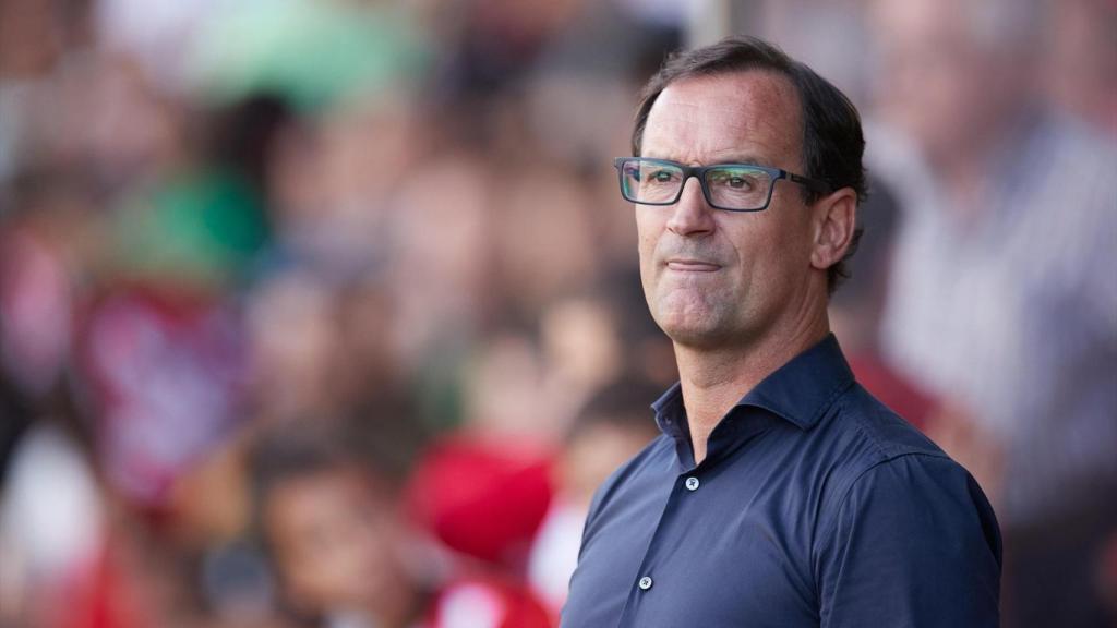 Joseba Etxeberria, entrenando a la SD Eibar.