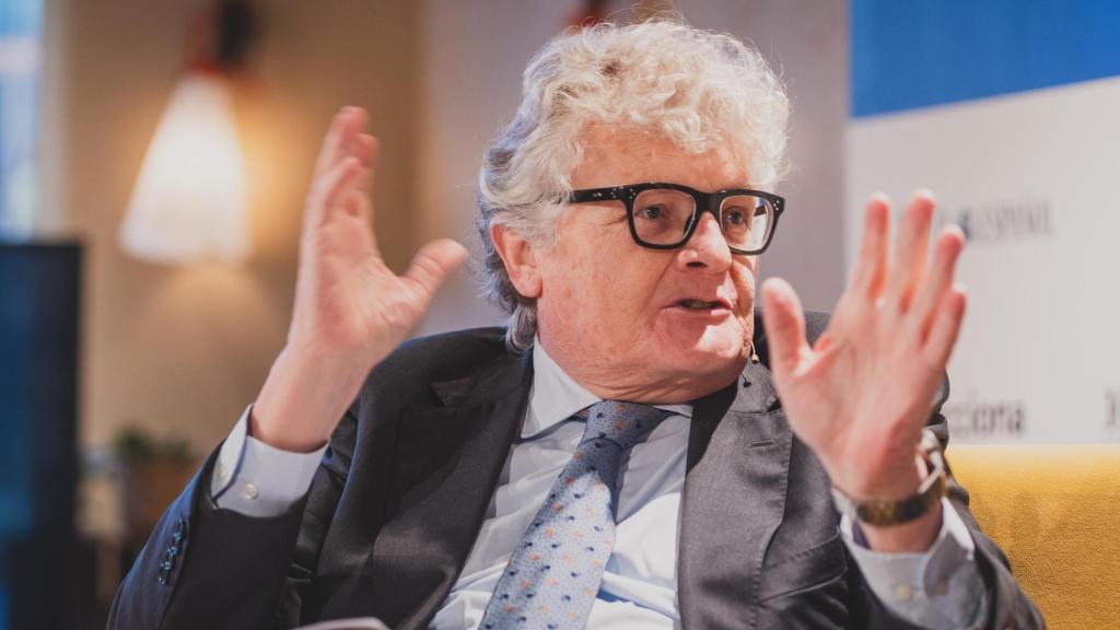 Joan Franco, presidente de Tecniberia, durante el Foro 'La ingeniería española, un referente global', organizado por ACCIONA y EL ESPAÑOL.