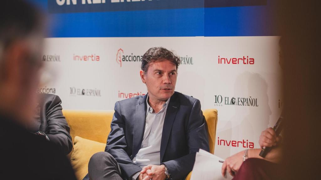 David Madrigal, director del Área de Ingeniería de ACCIONA, durante el Foro 'La ingeniería española, un referente global', organizado por ACCIONA y EL ESPAÑOL.