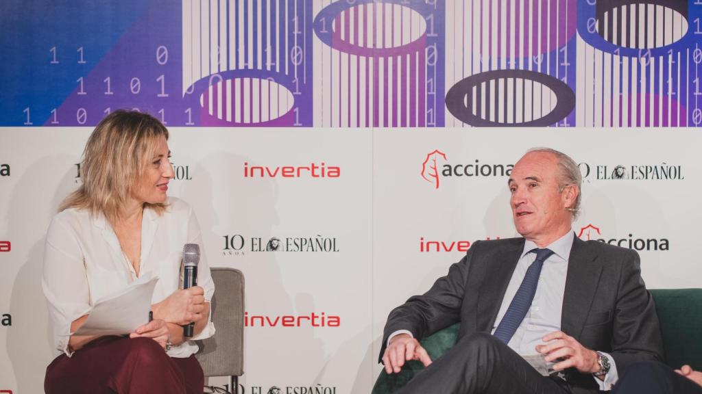 Julián Núñez, presidente de Seopan, durante el Foro 'La ingeniería española, un referente global', organizado por ACCIONA y EL ESPAÑOL.