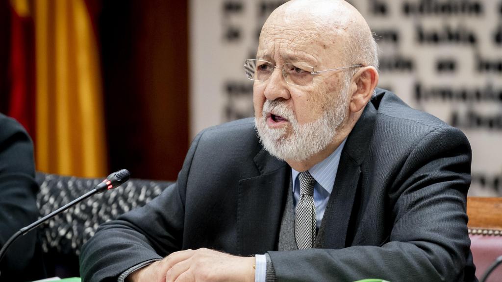 El presidente del CIS, José Félix Tezanos, en el Senado.