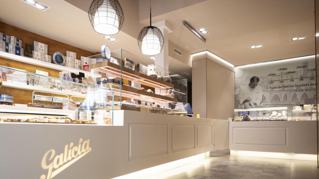 La tienda de Dulces Galicia en Tordesillas.