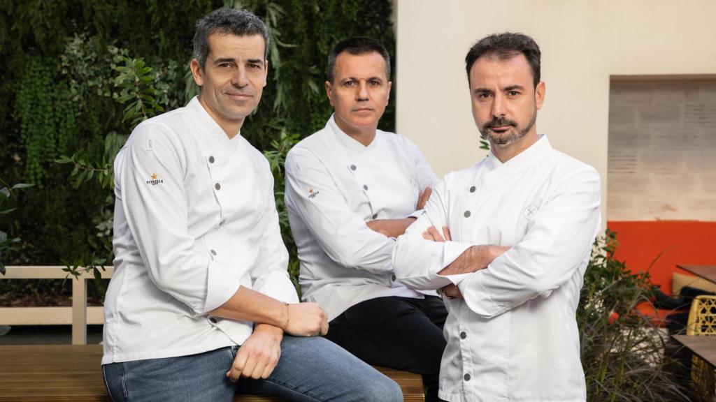 Mateu Casañas, Oriol Castro y Eduard Xatruch, los tres chefs al frente de Disfrutar.