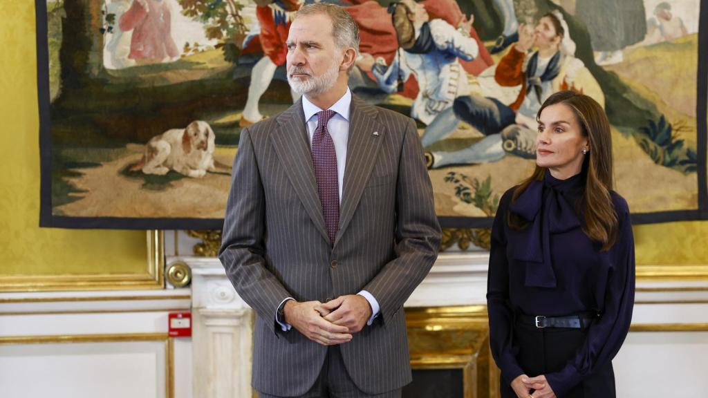 Los Reyes en su primer acto de la semana.