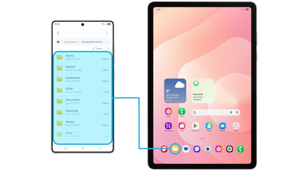 One UI 8.5 permite acceder a los archivos de todos nuestros dispositivos Galaxy