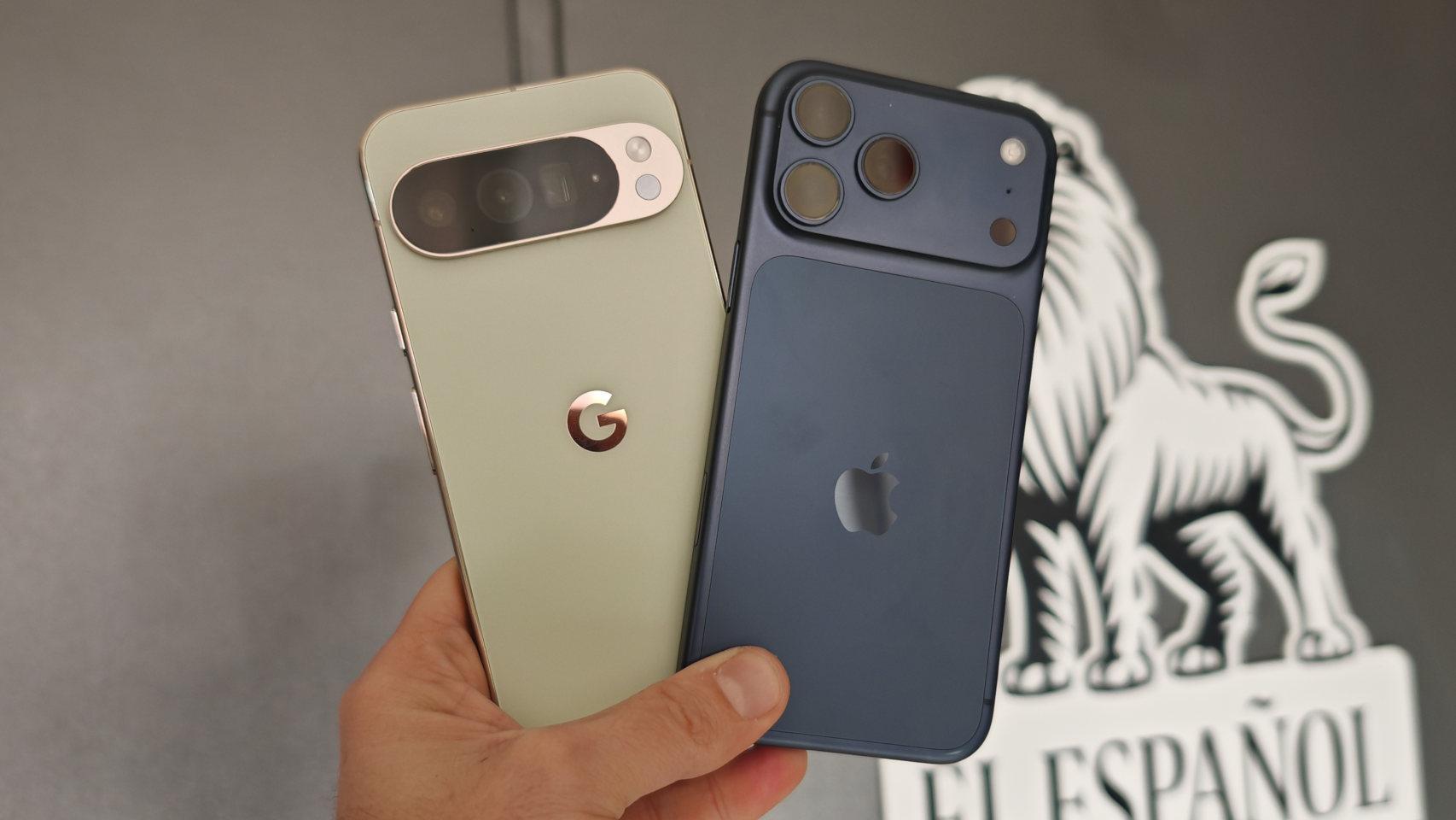 El Pixel 10 Pro y el iPhone 17 Pro
