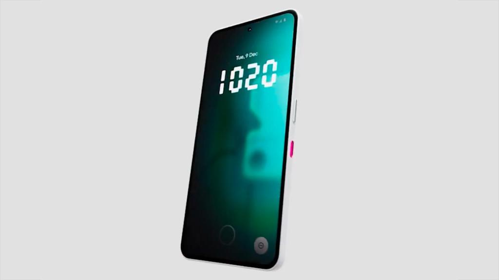El nuevo reloj minimalista para la pantalla de inicio del Nothing Phone (3a) Community Edition