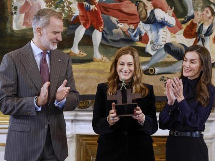 Los Reyes con María Delgado.