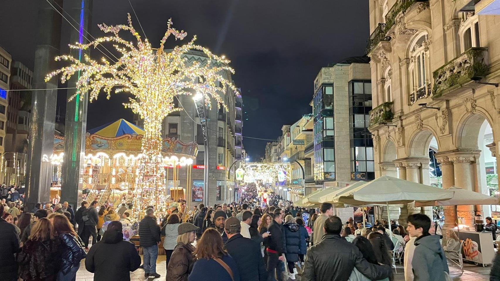 Navidad en Vigo, a diciembre de 2025.