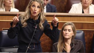 Yolanda Díaz, vicepresidenta segunda y ministra de Trabajo, en el Congreso.