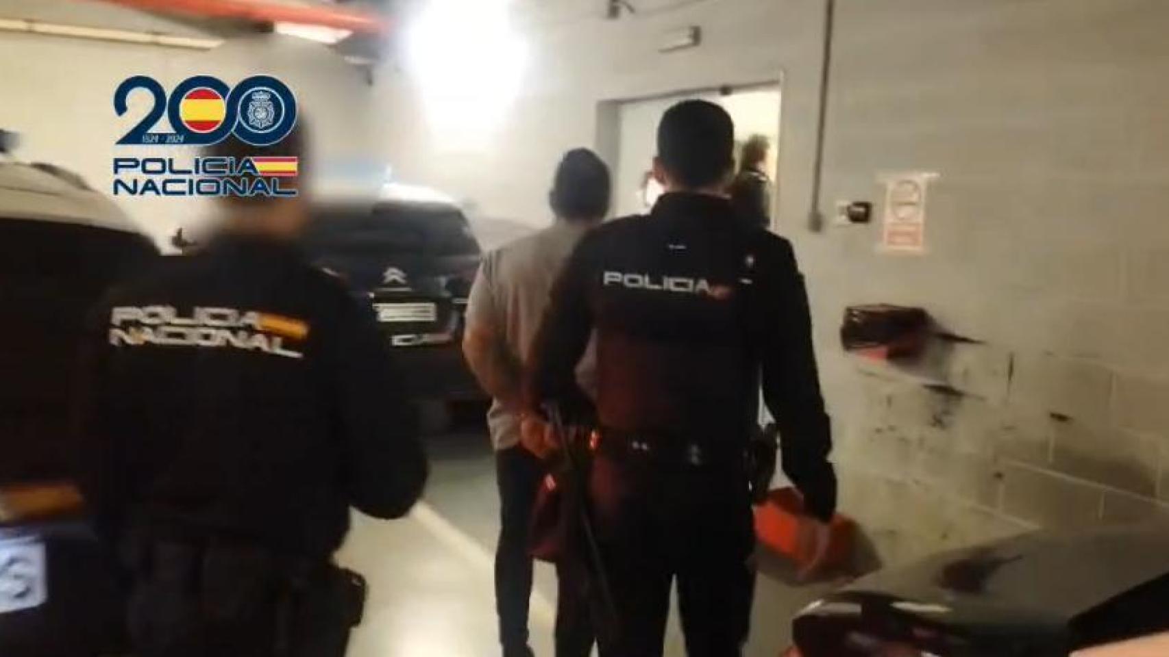El detenido en dependencias policiales