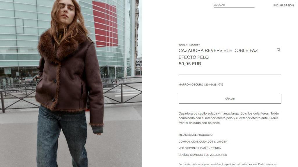 Cazadora reversible. Ref. 3046/381/716