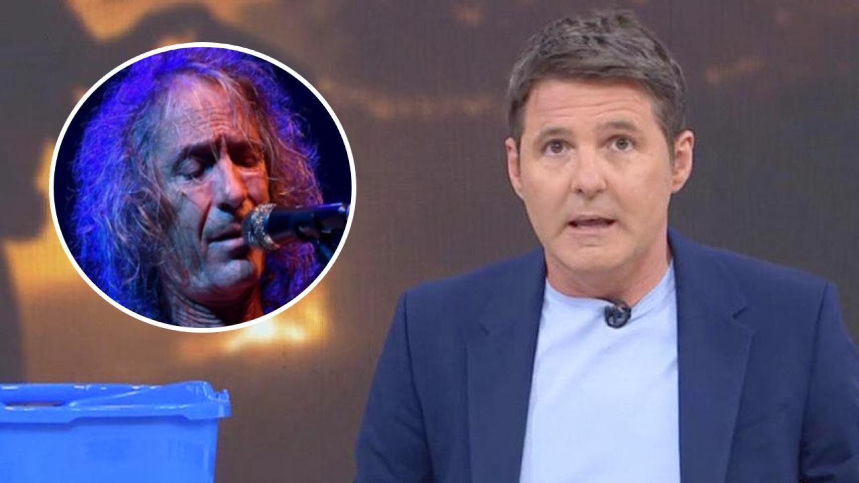 Robe Iniesta y Jesús Cintora, en un fotomontaje de BLUPER.