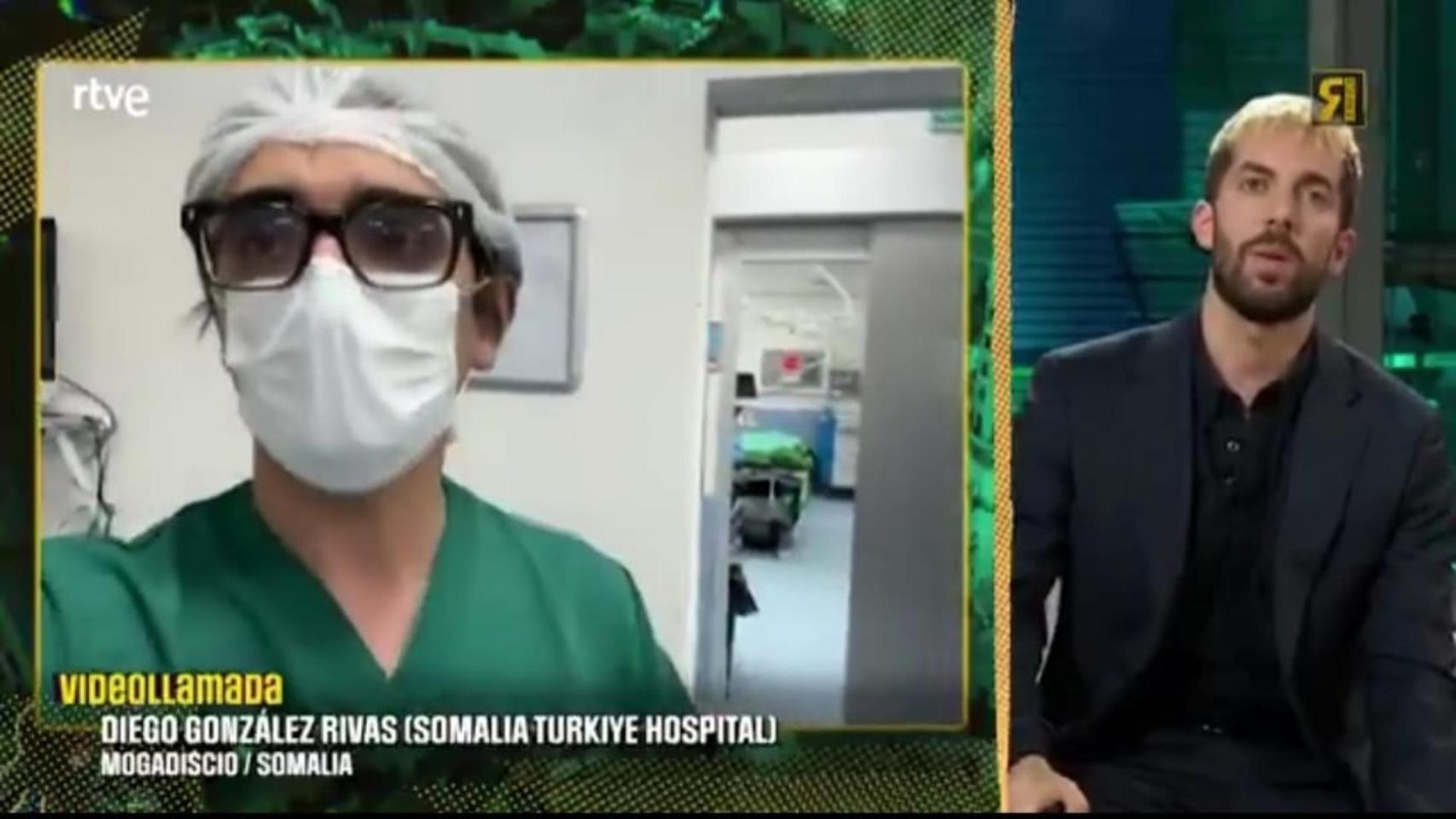 Diego González Rivas en 'La Revuelta' desde Somalia