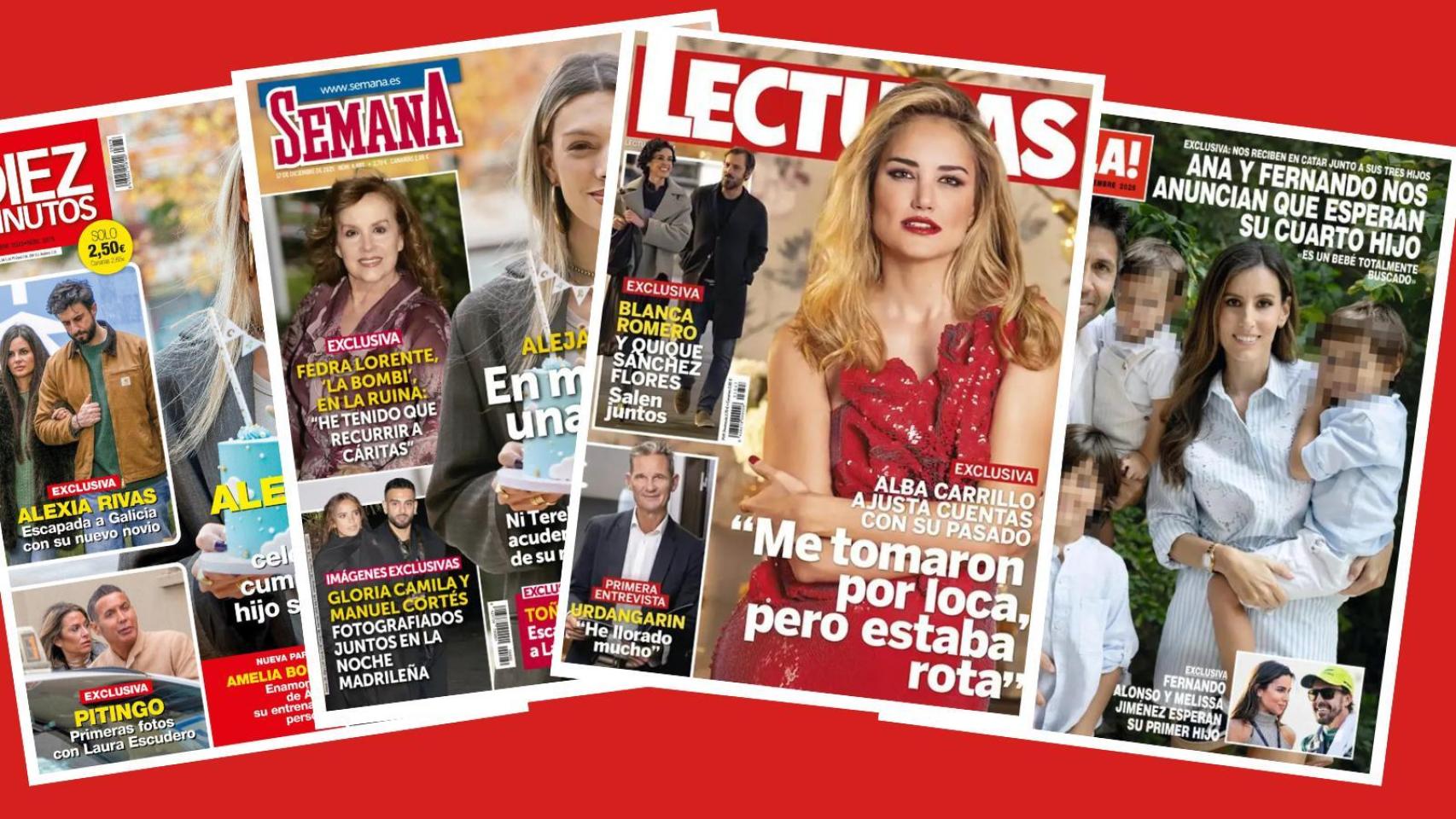 Portadas de revistas.