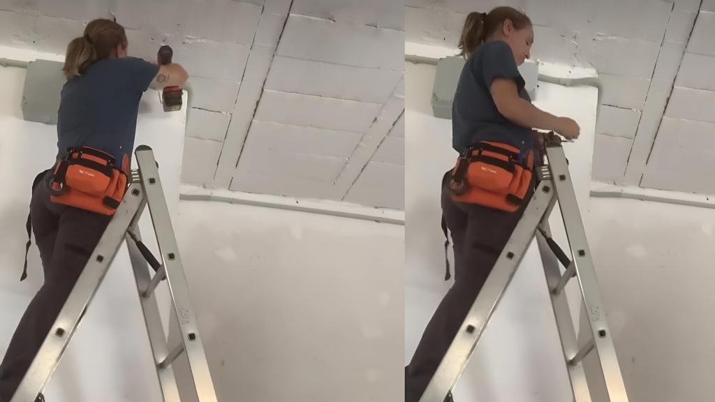 Raquel, electricista.