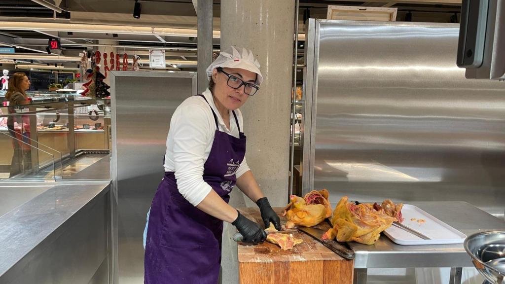 Cruz, de la pollería Cruz en el Mercado de Monte Alto