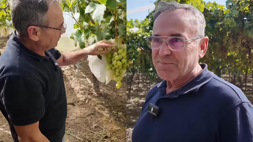 Alfredo, dueño de la empresa Uvas Monterol