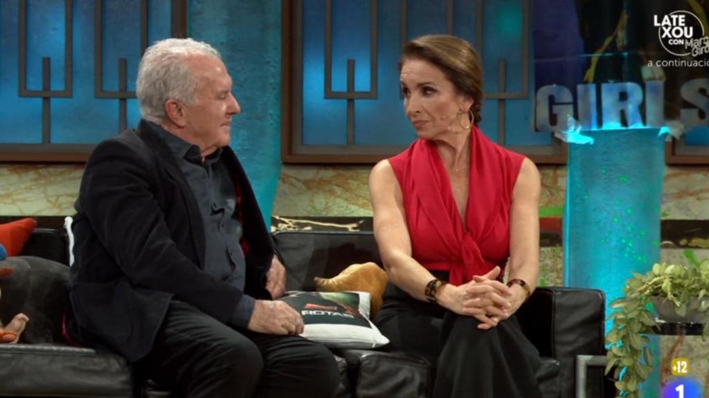 Los cantantes Víctor Manuel y Ana Belén, en 'La Revuelta'.