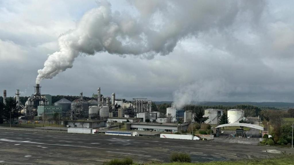 Instalaciones de Bioetanol Galicia en el polígono de Teixeiro.
