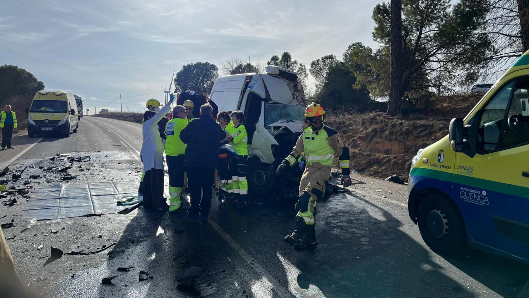 Imagen del accidente.