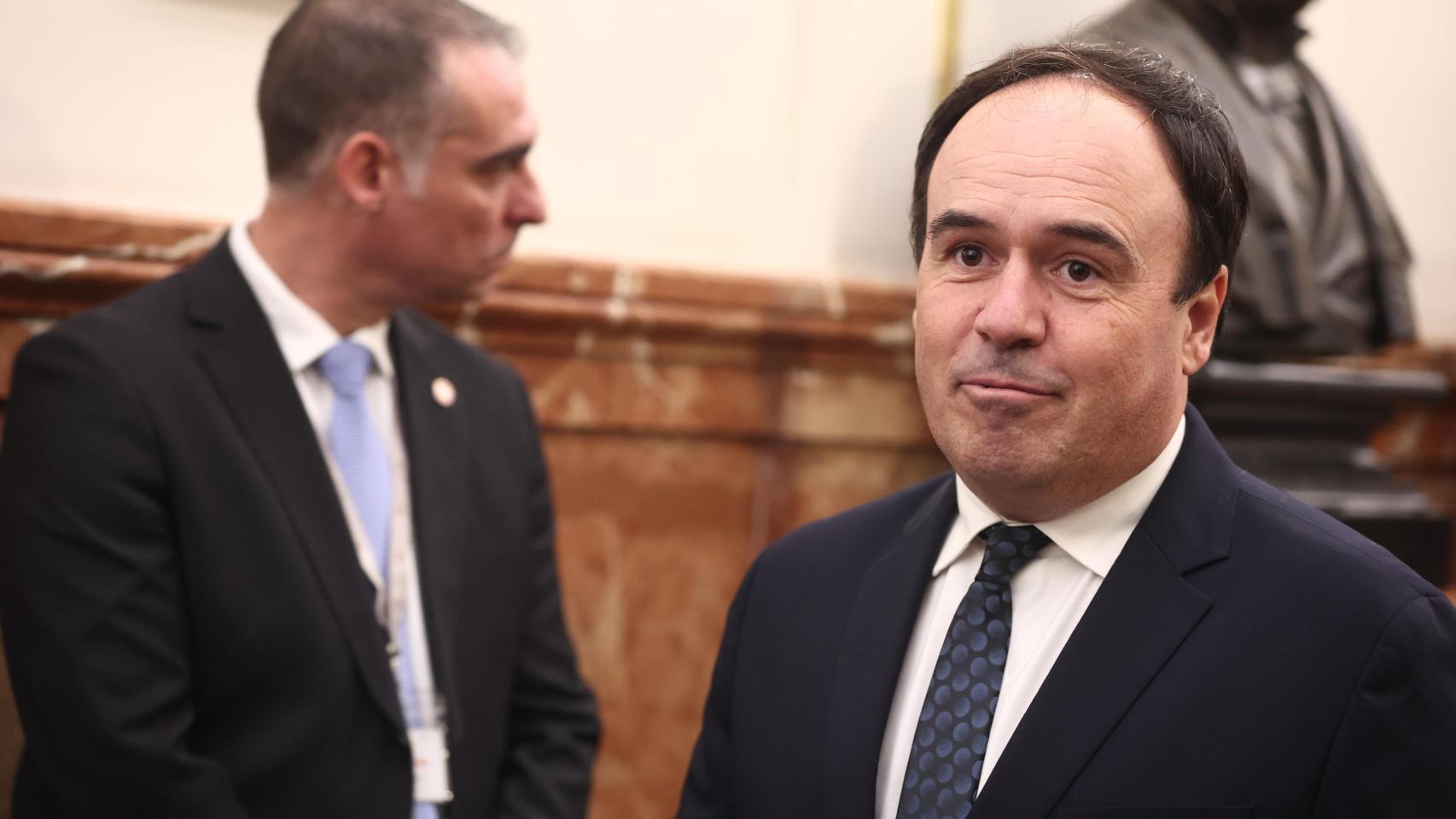 El presidente de la Generalitat Valenciana, Juanfran Pérez Llorca, durante el acto institucional por el Día de la Constitución en el Congreso de los Diputados. Europa Press / Eduardo Parra