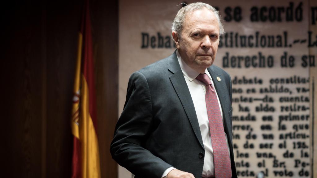 El exvicerrector de la Universidad Complutense de Madrid, Juan Carlos Doadrio Villarejo, comparece en el Senado.