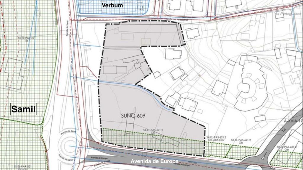 Zona de la intervención.