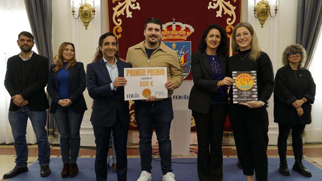 Imagen de la entrega de premios.