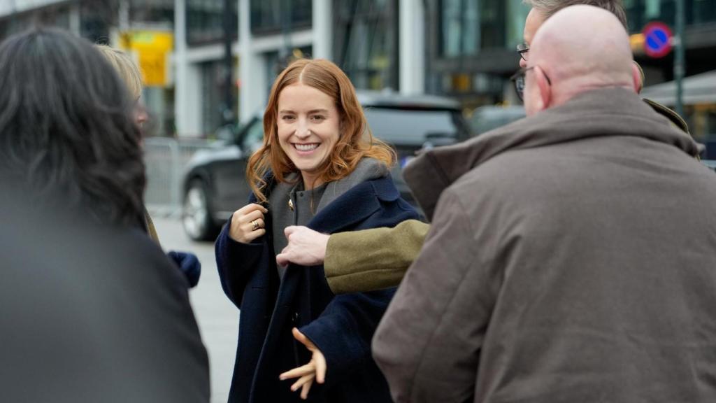 Ana Corina Sosa, este miércoles, en Oslo.