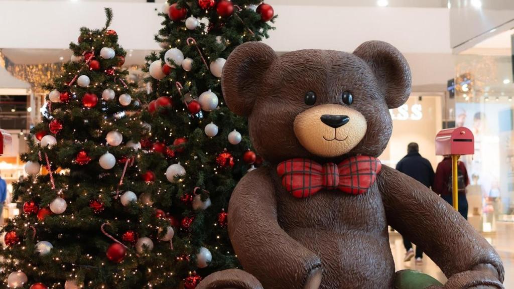 Decoración navideña en Coruña The Style Outlets.