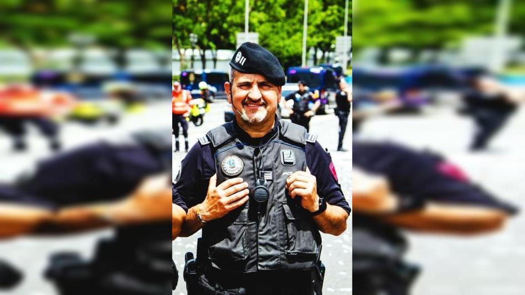 El Subinspector Francisco Rodríguez Losada de la Policía Municipal de Madrid.