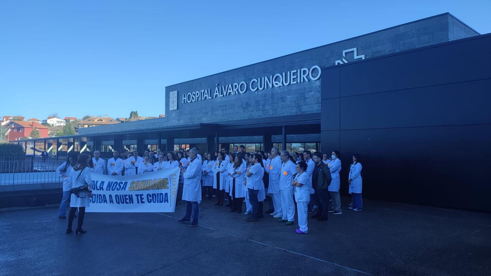 Concentración médicos en Vigo