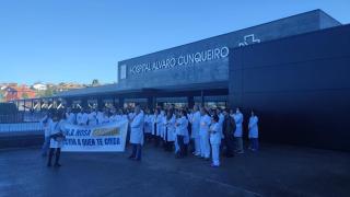 Concentración médicos en Vigo