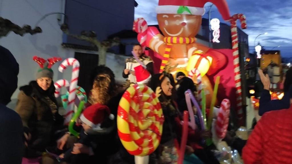 Cabalgata de Reyes en la localidad de Dueñas