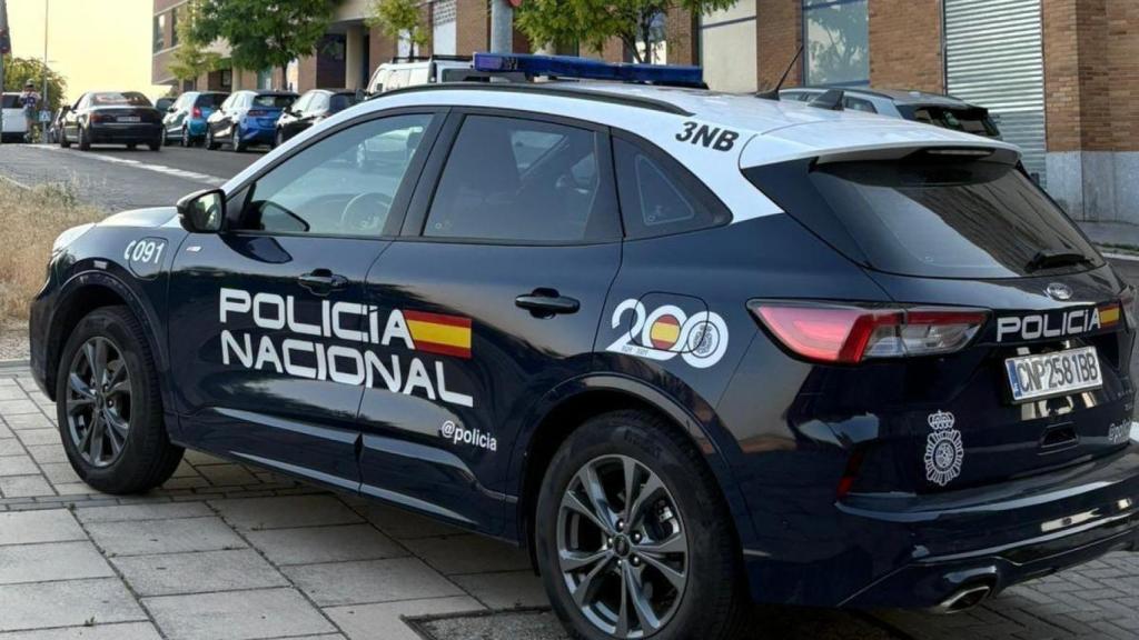 Un vehículo de la Policía Nacional